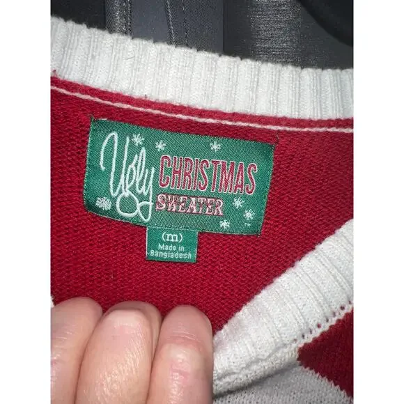 Ugly Christmas Sweater Xmas Size Medium - Picture 2 of 3